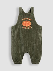 JoJo Maman Bébé Green 2-Piece Dungarees & Top Set - Image 2 of 7