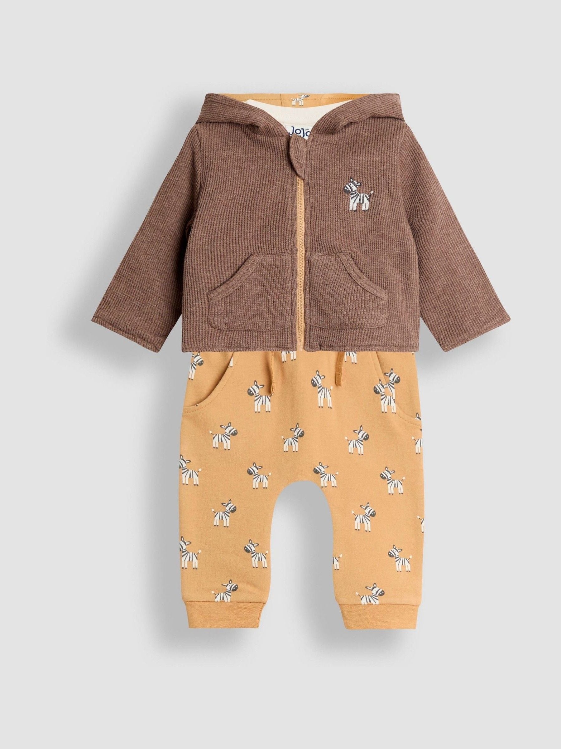 3児maman Kopen JoJo Maman Bébé 3-Piece Hoodie, Jogger & Bodyset van Next