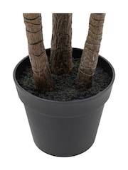 Gallery Home Grey Large Faux Potted Statement Palm Flowers - Image 6 of 6