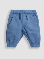 JoJo Maman Bébé Natural Safari 2-Piece Safari Sweatshirt & Joggers Set - Image 4 of 5