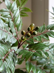 Gallery Home Green Large Faux Potted Chinese Olive Tree - Image 3 of 5
