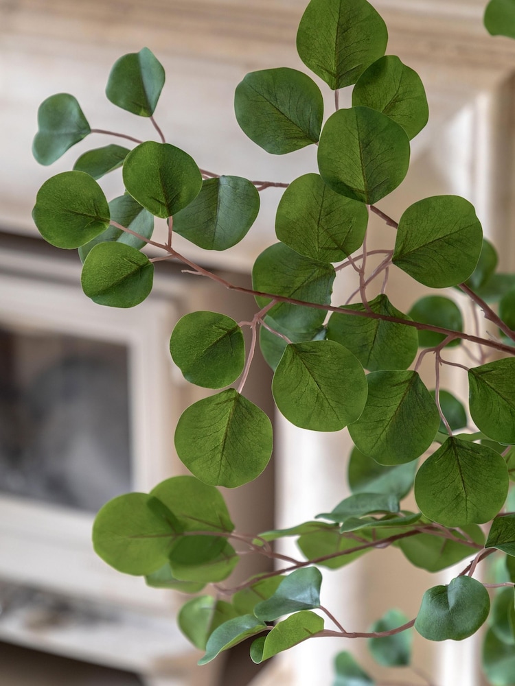 Gallery Home Green Faux Potted Eucalyptus Tree - Image 2 of 4