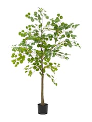 Gallery Home Green Faux Potted Eucalyptus Tree - Image 3 of 4