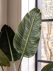 Gallery Home Green Faux Potted Travellers Palm Tree 4ft - Image 2 of 4