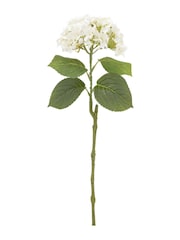 Gallery Home 12 Pack White Faux Vintage Hydrangea Floral Stems - Image 3 of 5