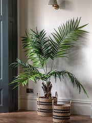 Gallery Home Green Large Faux Potted King Kentia Palm Tree - Image 1 of 7