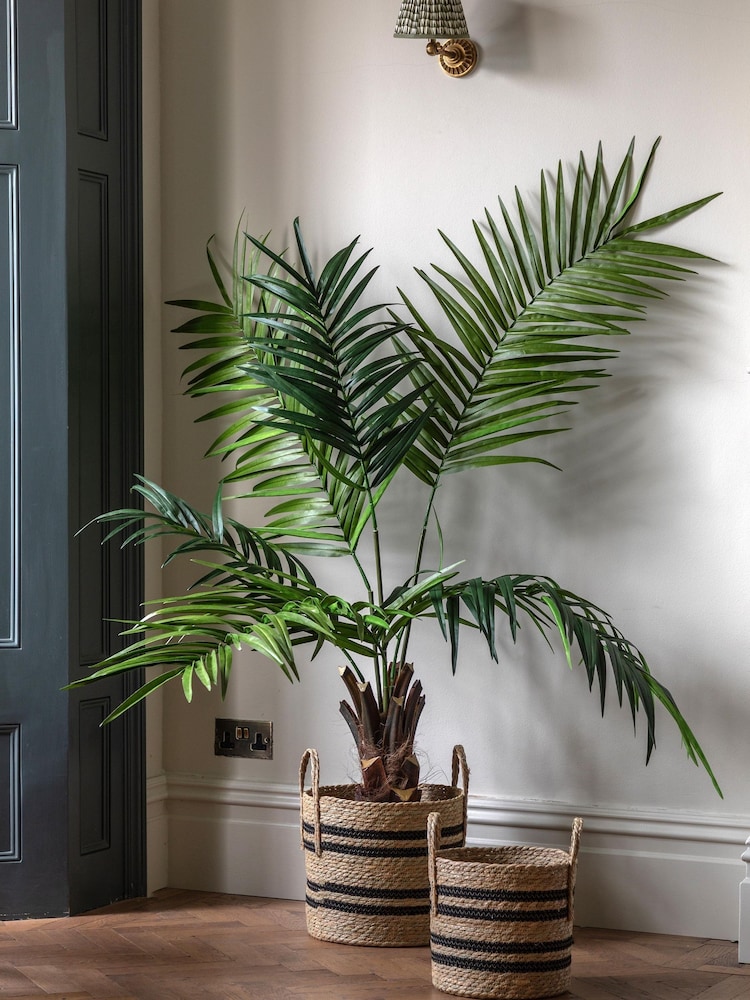 Gallery Home Green Large Faux Potted King Kentia Palm Tree - Image 1 of 7