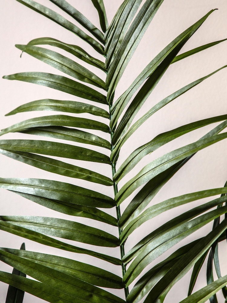 Gallery Home Green Large Faux Potted King Kentia Palm Tree - Image 2 of 7