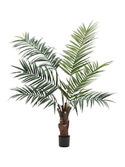 Gallery Home Green Large Faux Potted King Kentia Palm Tree - Image 4 of 7