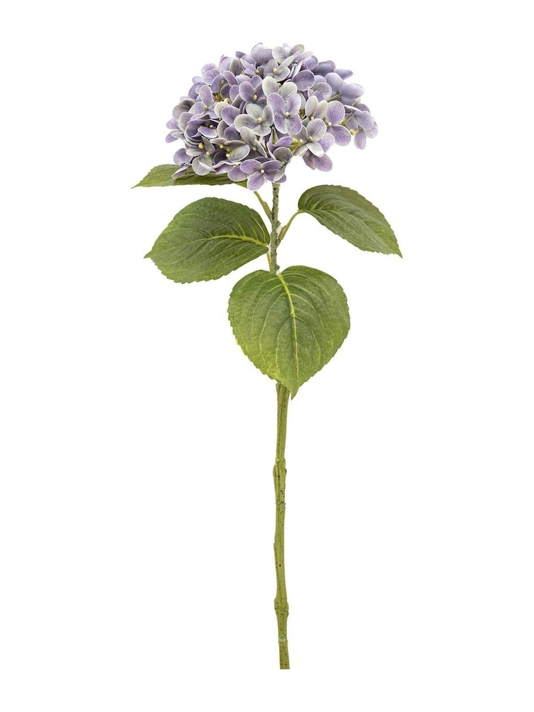 Gallery Home 12 Pack Purple Faux Vintage Hydrangea Floral Stems - Image 1 of 3