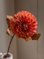Gallery Home 6 Pack Orange Faux Stem Dahlias - Image 1 of 4