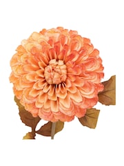 Gallery Home 6 Pack Orange Faux Stem Dahlias - Image 3 of 4