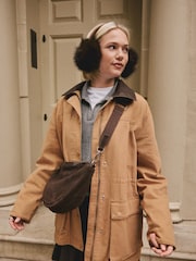 Chocolate Brown Faux Fur Ear Muff - Image 3 of 7