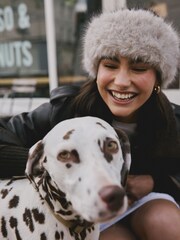 Neutral Faux Fur Headband - Image 2 of 7