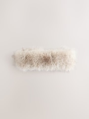 Neutral Faux Fur Headband - Image 6 of 7