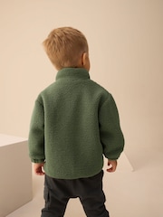 Minerals Plain Funnel Neck Fleece Zip Through (3mths-7yrs) - Image 2 of 7