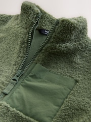 Minerals Plain Funnel Neck Fleece Zip Through (3mths-7yrs) - Image 6 of 7