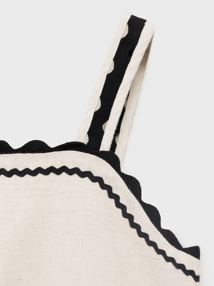 Mango Cream Emilia Dress - Image 5 of 5 Mango Cream Emilia Dress - Image 5 of 5