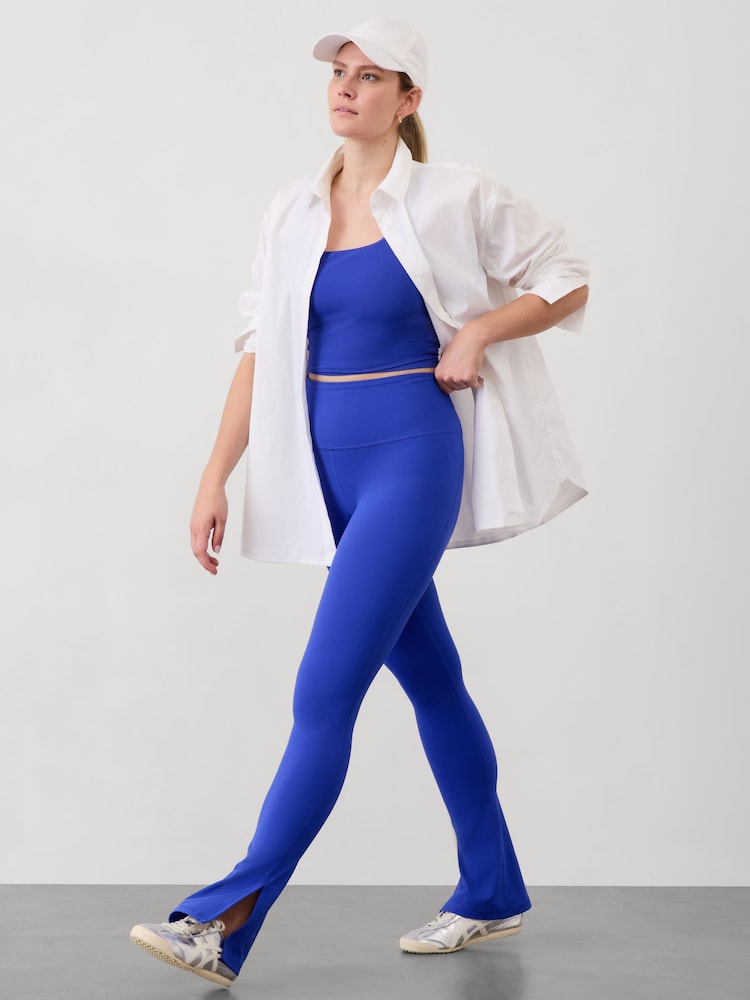 Athleta Blue Elation Ultra High Rise Split Slim Flare Legging - Image 1 of 1