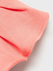 Mango Pink Ruffled Sleeve T-Shirt - Image 3 of 3