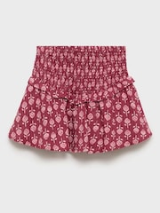 Mango Pink Ruffled Gathered Mini Skirt - Image 3 of 4