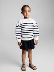 Mango Blue Stripe Sweatshirt - Image 1 of 5