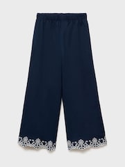 Mango Blue Suizpants Trousers - Image 3 of 5