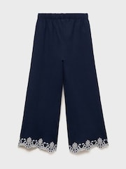 Mango Blue Suizpants Trousers - Image 4 of 5