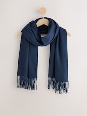 Navy Midweight Scarf - Image 4 of 6