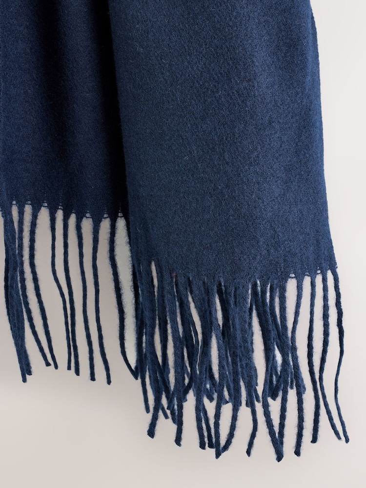 Navy Midweight Scarf - Image 6 of 6