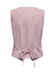 ONLY Pink Button Down Waistcoat - Image 2 of 2