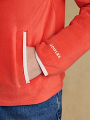 Joules Red Funnel Neck Fleece - Image 4 of 8