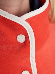 Joules Red Funnel Neck Fleece - Image 6 of 8