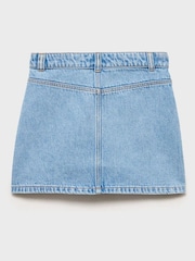 Mango Blue Denim Skirt - Image 3 of 5