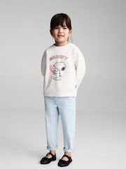 Mango Cream Snoopy Print Sweatshirt - Image 1 of 6
