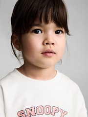 Mango Cream Snoopy Print Sweatshirt - Image 3 of 6