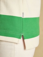 Joules Quarter Zip Funnel Neck Cotton Sweatshirt - Imaginea 7 din 9