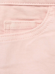 Mango Pink Frayed Hem Denim Shorts - Image 6 of 6