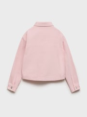 Mango Light Pink Denim Jacket - Image 5 of 6