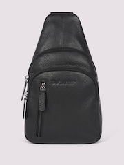 Duchamp Black Mens Cross-Body Sling Bag - Image 1 of 6