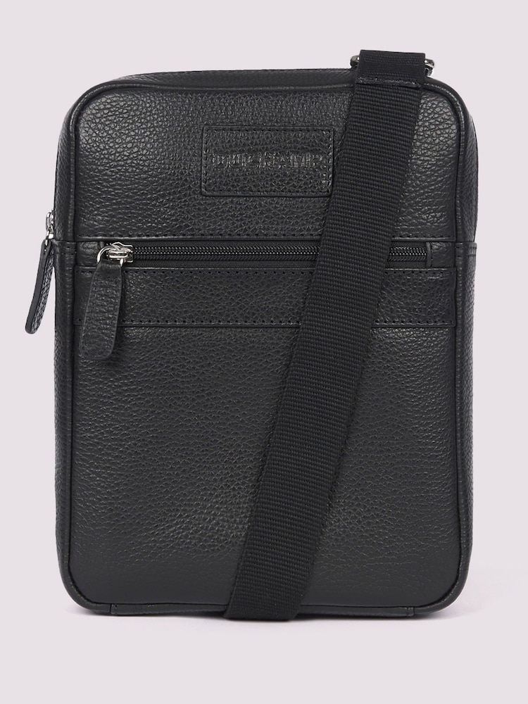 Duchamp Black Mens Cross-Body Bag - Image 1 of 6 Duchamp Black Mens Cross-Body Bag - Image 1 of 6
