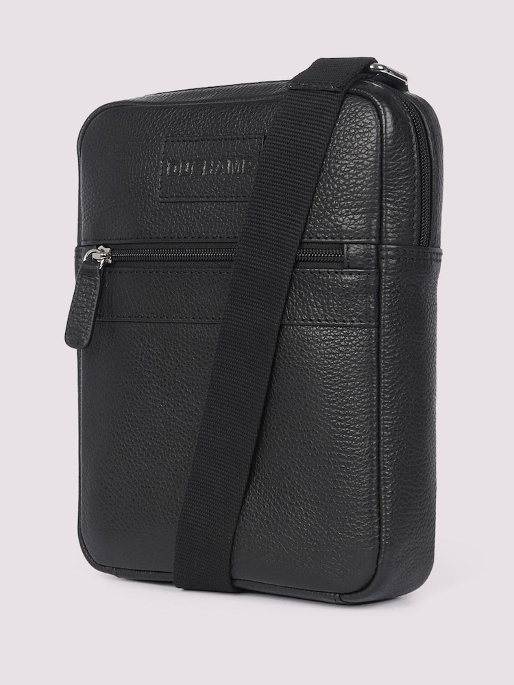 Duchamp Black Mens Cross-Body Bag - Image 2 of 6 Duchamp Black Mens Cross-Body Bag - Image 2 of 6