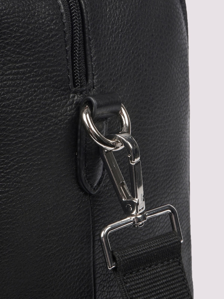 Duchamp Black Mens Weekend Bag - Image 6 of 6