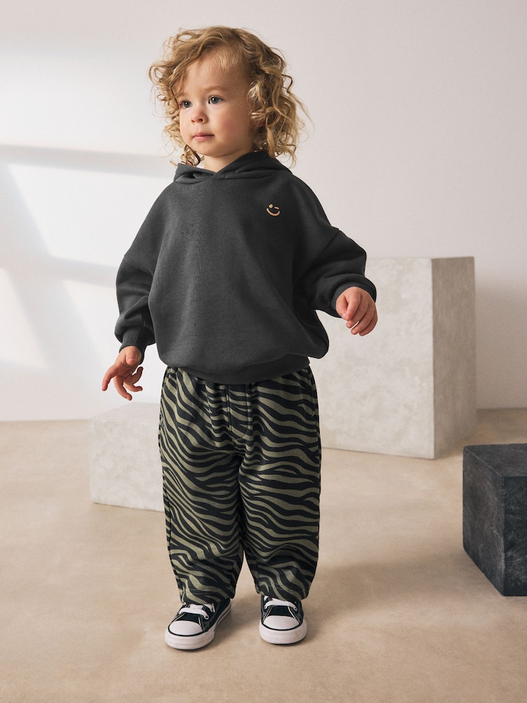 Charcoal Grey Hoodie And Joggers Set (3mths-7yrs) - Image 1 of 8 Charcoal Grey Hoodie And Joggers Set (3mths-7yrs) - Image 1 of 8