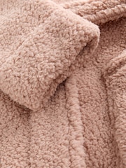 Neutral Long Teddy Robe - Image 2 of 3