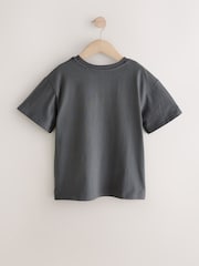 Dark Grey Oversized Graphic Print T-Shirt (3-16yrs) - Image 3 of 5