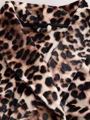 Animal Print Supersoft Dressing Gown - Image 2 of 3