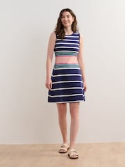 Hatley Blue Sarah Dress Sunset Stripes - Image 1 of 3