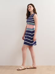 Hatley Blue Sarah Dress Sunset Stripes - Image 3 of 3