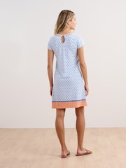 Hatley Blue Cici A-line Dress Painted Petals - Image 2 of 4